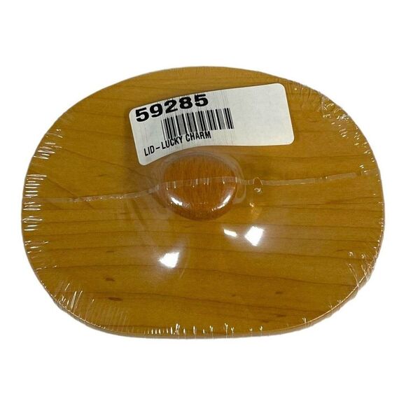 Longaberger 2002 Hostess Appreciation Lucky Charm Basket CLASSIC Wood Lid #59285 - Picture 1 of 6